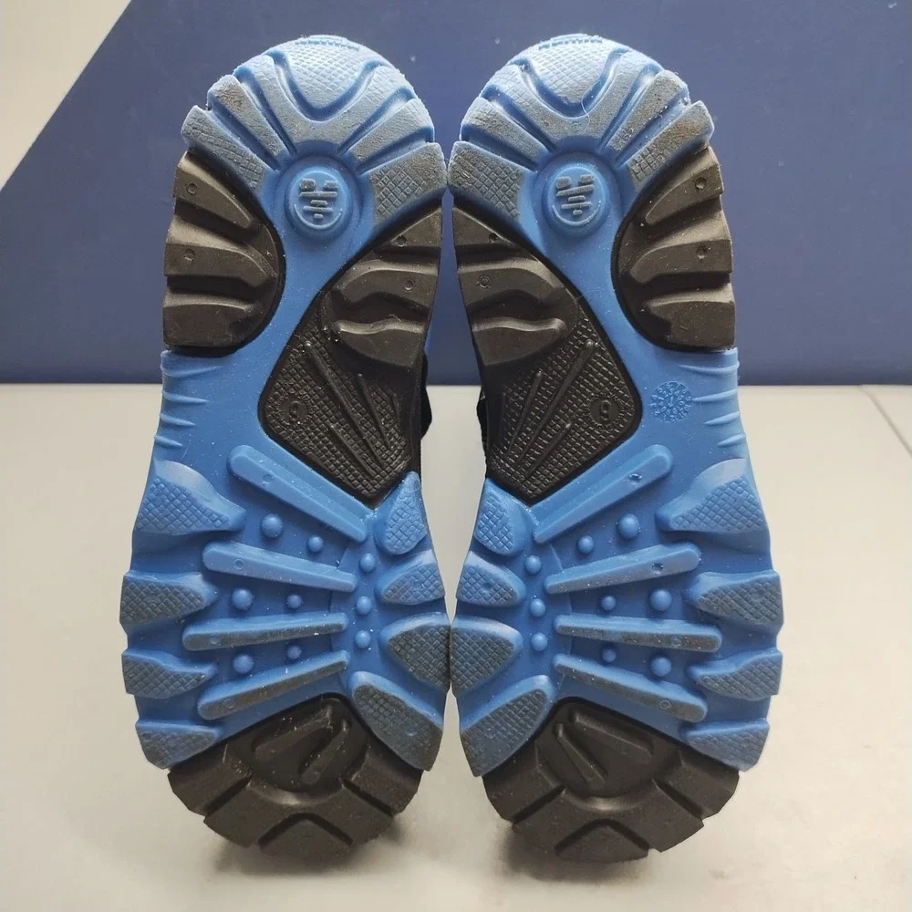 Kamik Rocket Cold Weather Boots Boys Size 6 Multi Waterproof Hook & Loop Strap